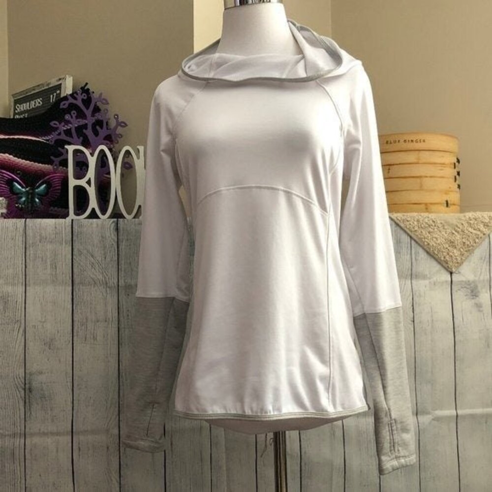Avia sz S Long Sleeve Hooded Athletic Top